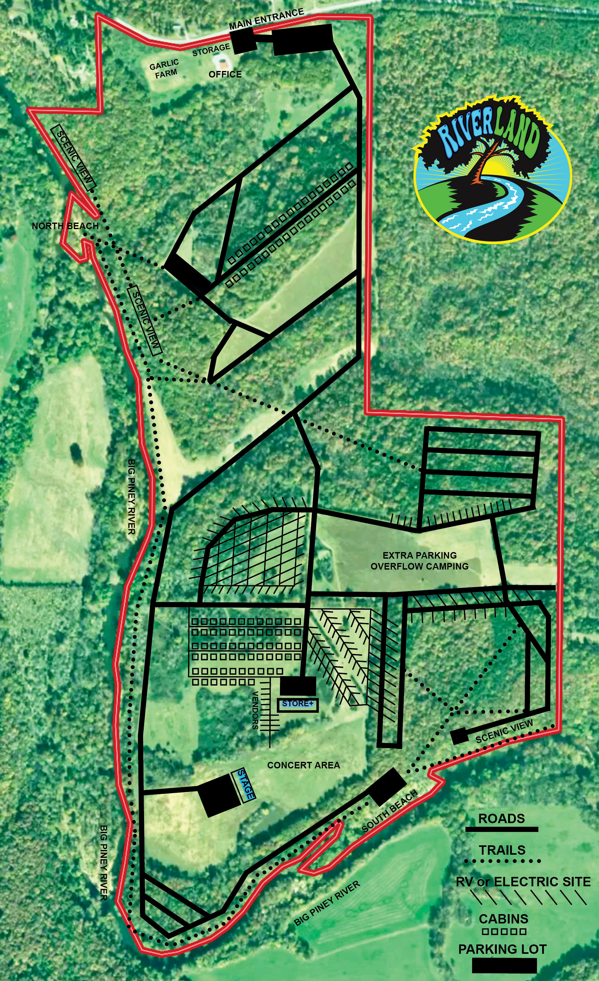 RiverLand Map